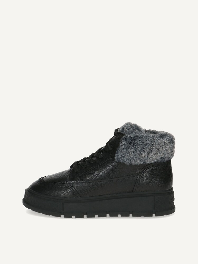 Caprice, Leather Bootie - black warm lining BLACK NAPPA, image 3 of 6