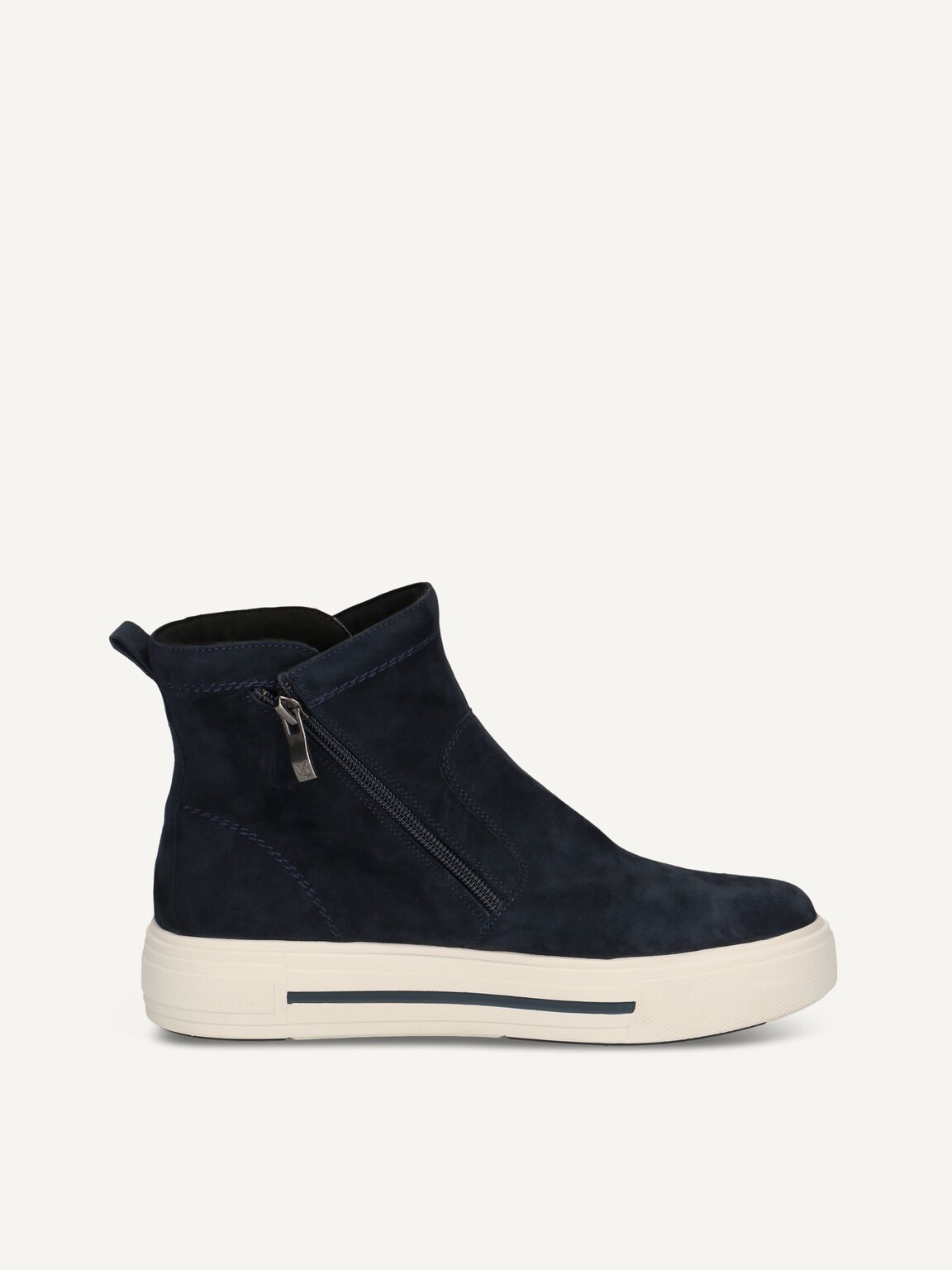 Caprice, Leather Bootie - blue OCEAN SUEDE, image 3 of 5