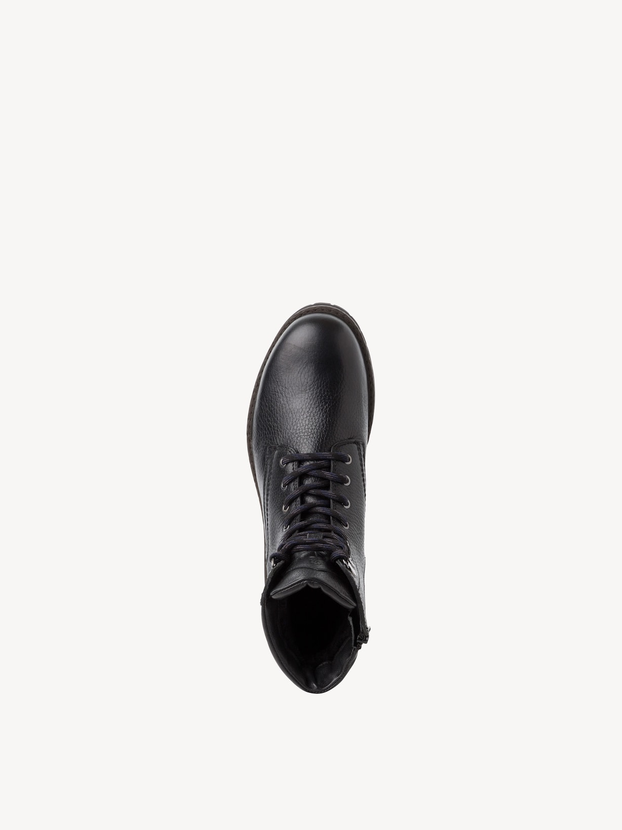 Marco Tozzi, Leren Enkellaarsje - zwart warme voering BLACK, afbeelding 5 van 6