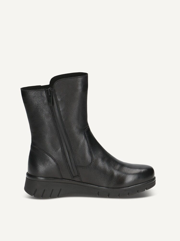 Caprice, Leather Bootie - black warm lining BLACK NAPPA, image 4 of 6