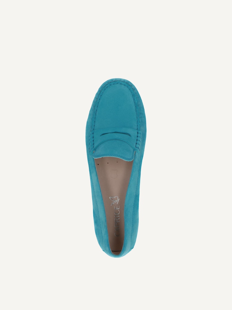 Caprice, Mocassin en cuir - bleu BLUE SUEDE, image 5 sur 6