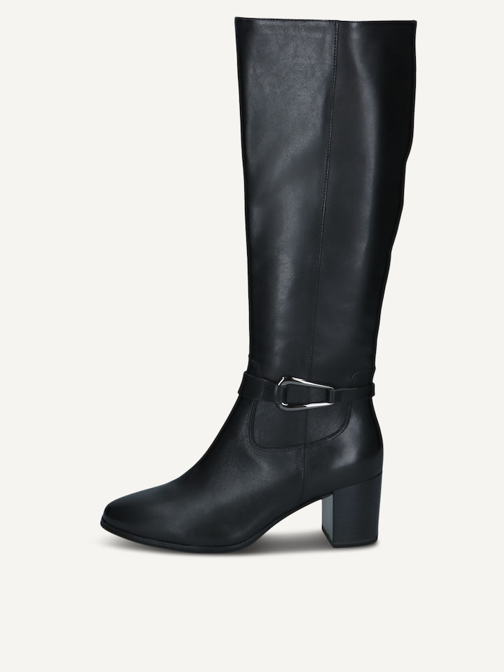Caprice, Leather Boots - black BLACK NAPPA