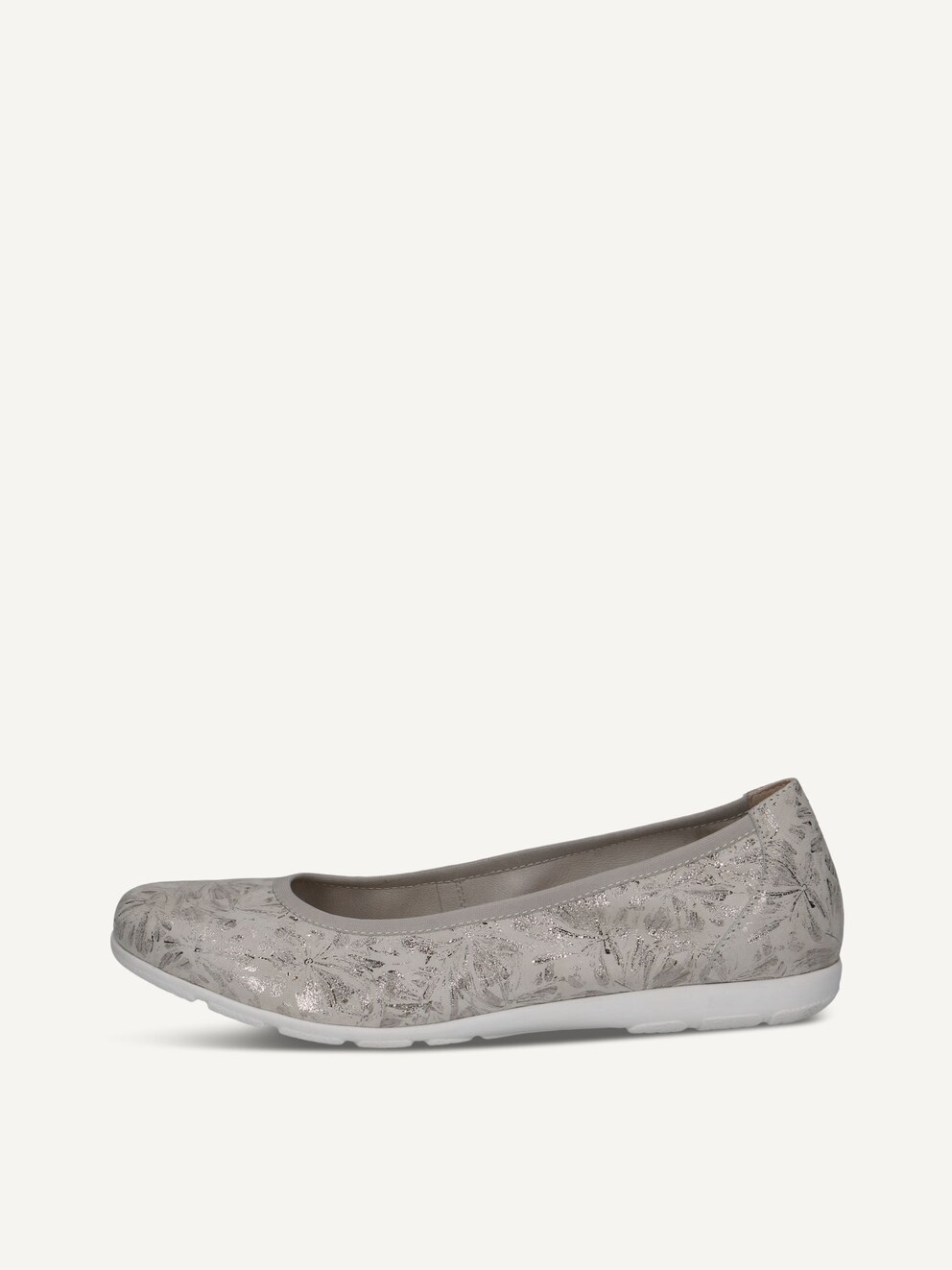 Caprice, Ballerine en cuir - blanc OFFWHITE/SILV., Image 1 of 5