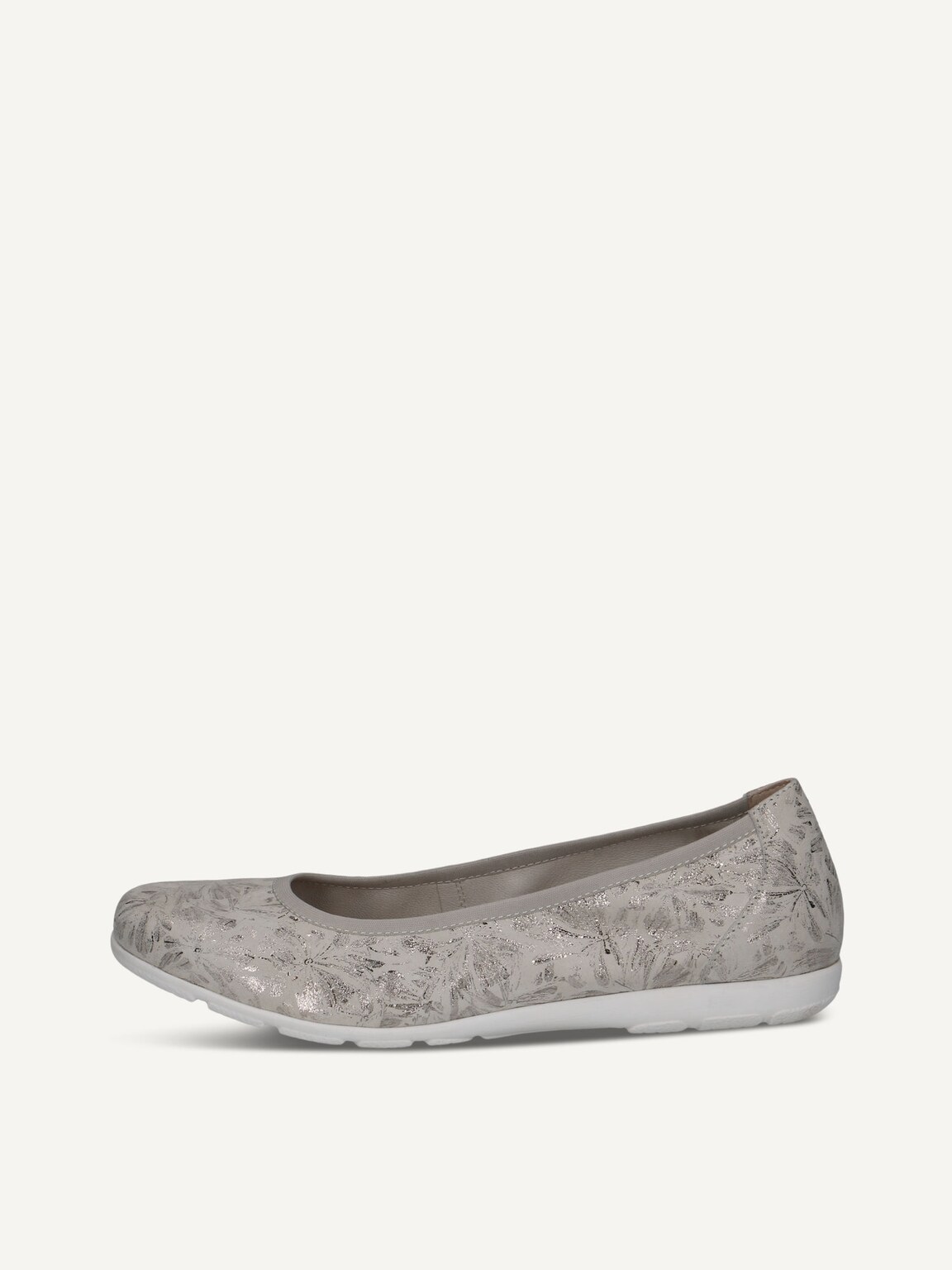 Caprice, Leather Ballerina - white OFFWHITE/SILV., image 2 of 5