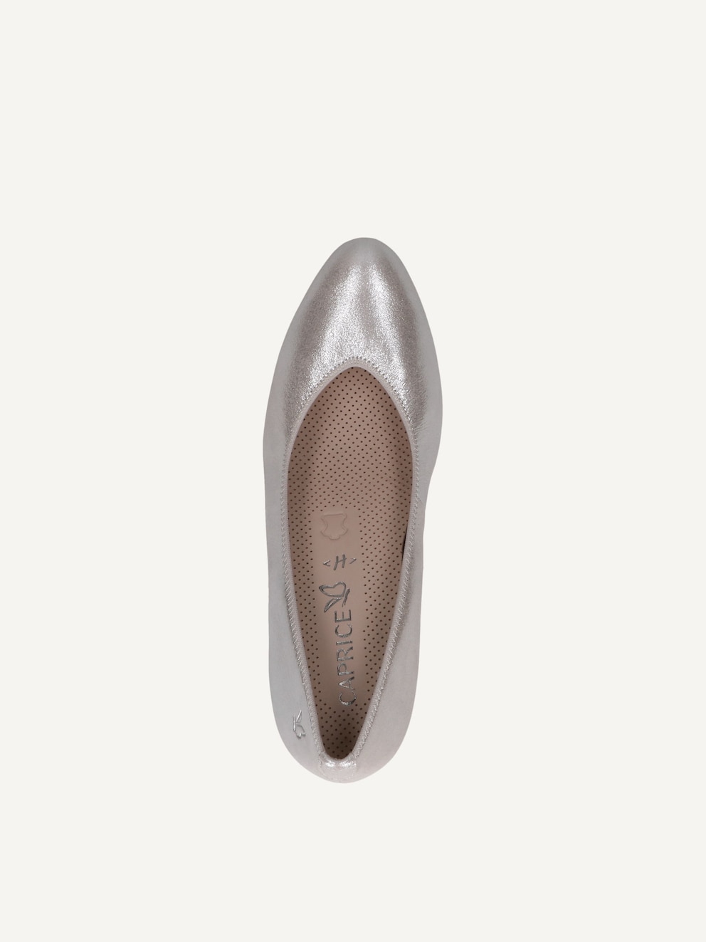 Caprice, Escarpin en cuir - marron TAUPE METALLIC, image 4 sur 5