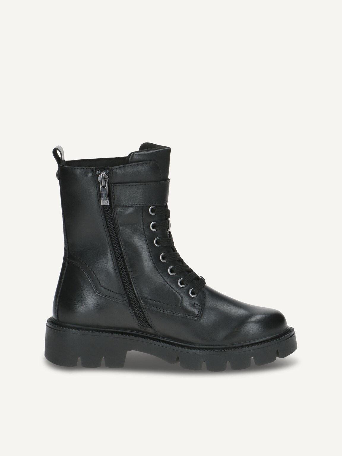 Caprice, Leather Bootie - black warm lining BLACK NAPPA, image 3 of 5