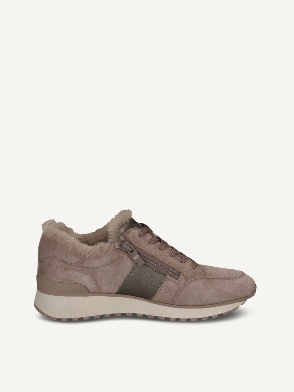 Caprice, Ledersneaker - beige TAUPE COMB, Bild 4 von 6