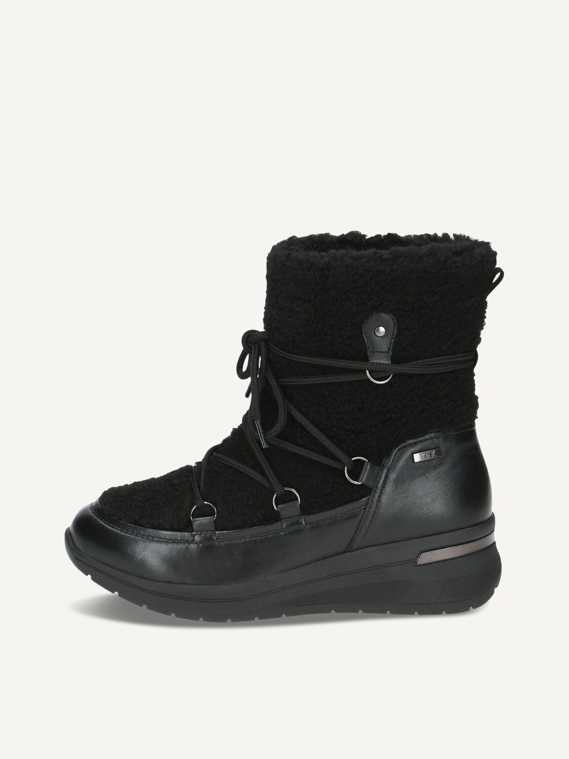 Caprice, Bootie - black warm lining BLACK COMB, image 2 of 5