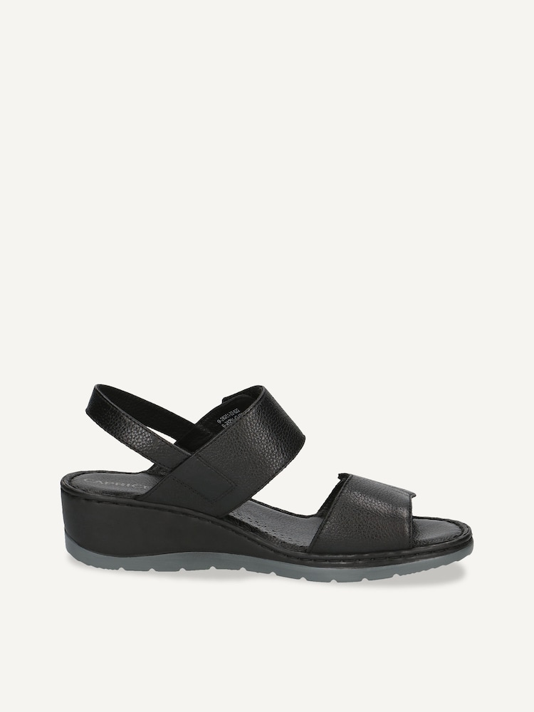 Caprice, Sandale à talon en cuir - noir BLACK NAPPA, image 3 sur 5