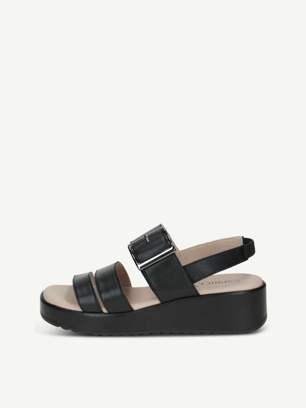 Caprice, Sandale en cuir - noir BLACK NAPPA, image 1 sur 5