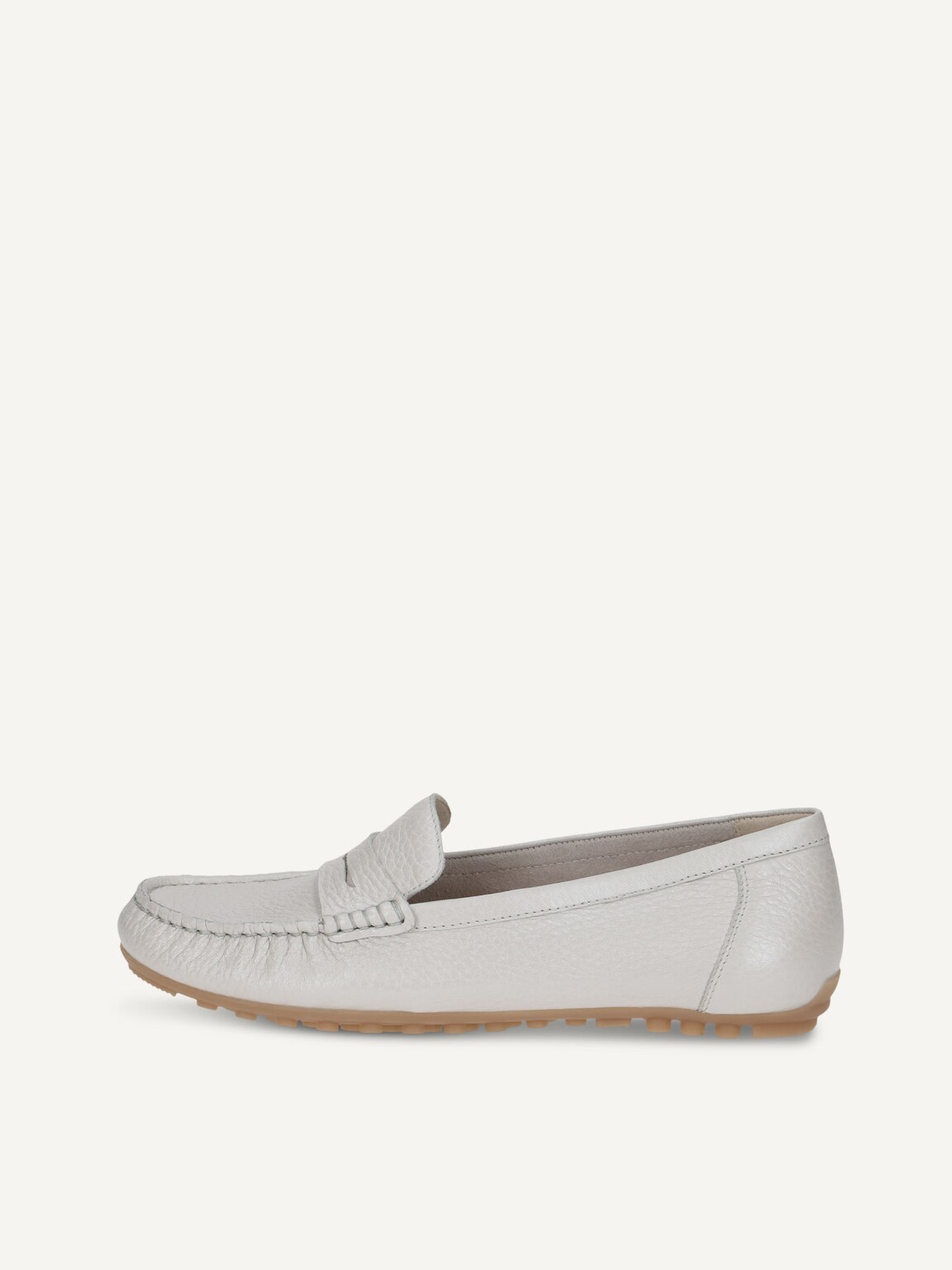 Caprice, Leather Moccasin - white PEARL PER.DEER, image 3 of 6