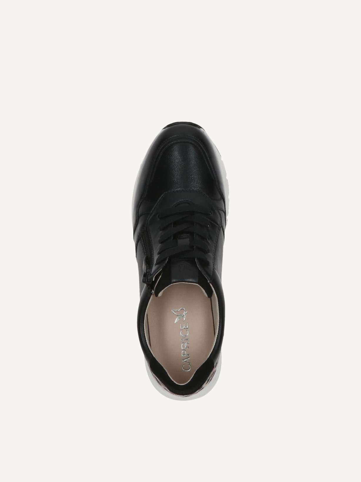 Caprice, Basket en cuir - noir BLACK COMB, image 4 sur 5