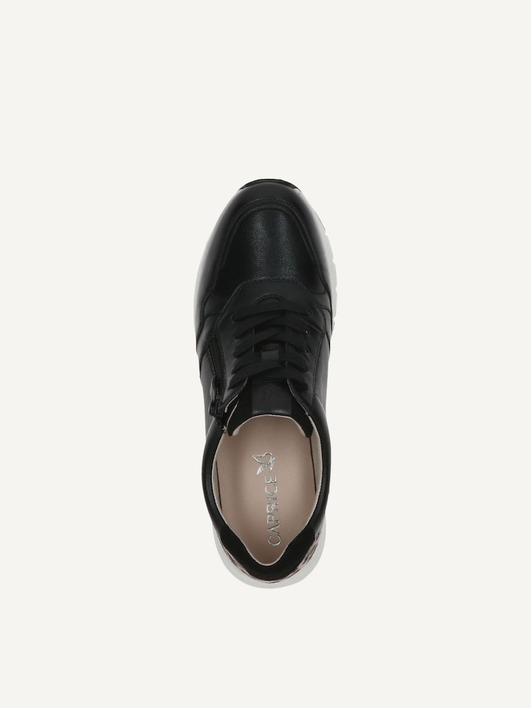 Caprice, Basket en cuir - noir BLACK COMB, image 4 sur 5