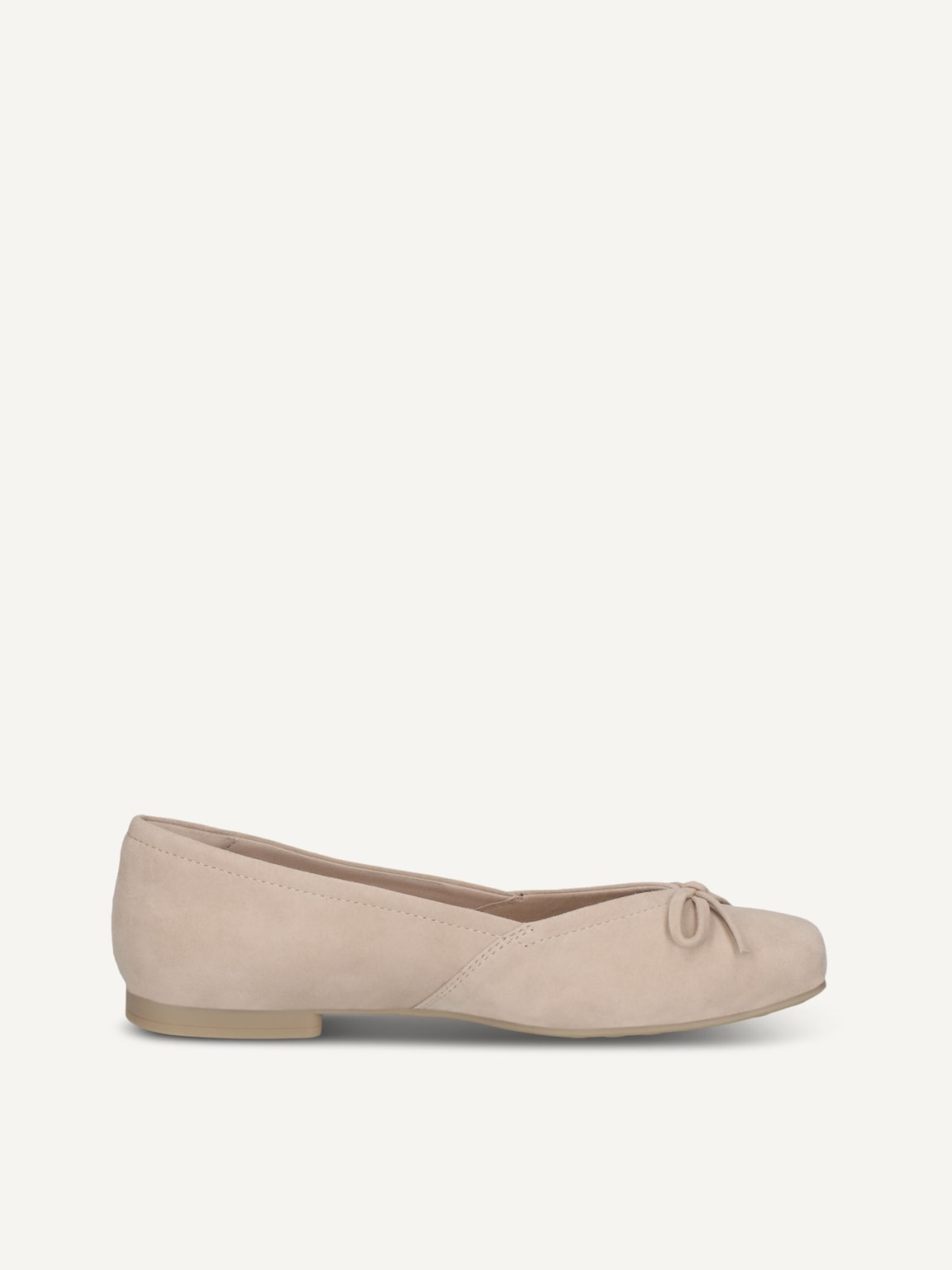 Caprice, Leather Ballerina - beige BEIGE SUEDE, image 3 of 5