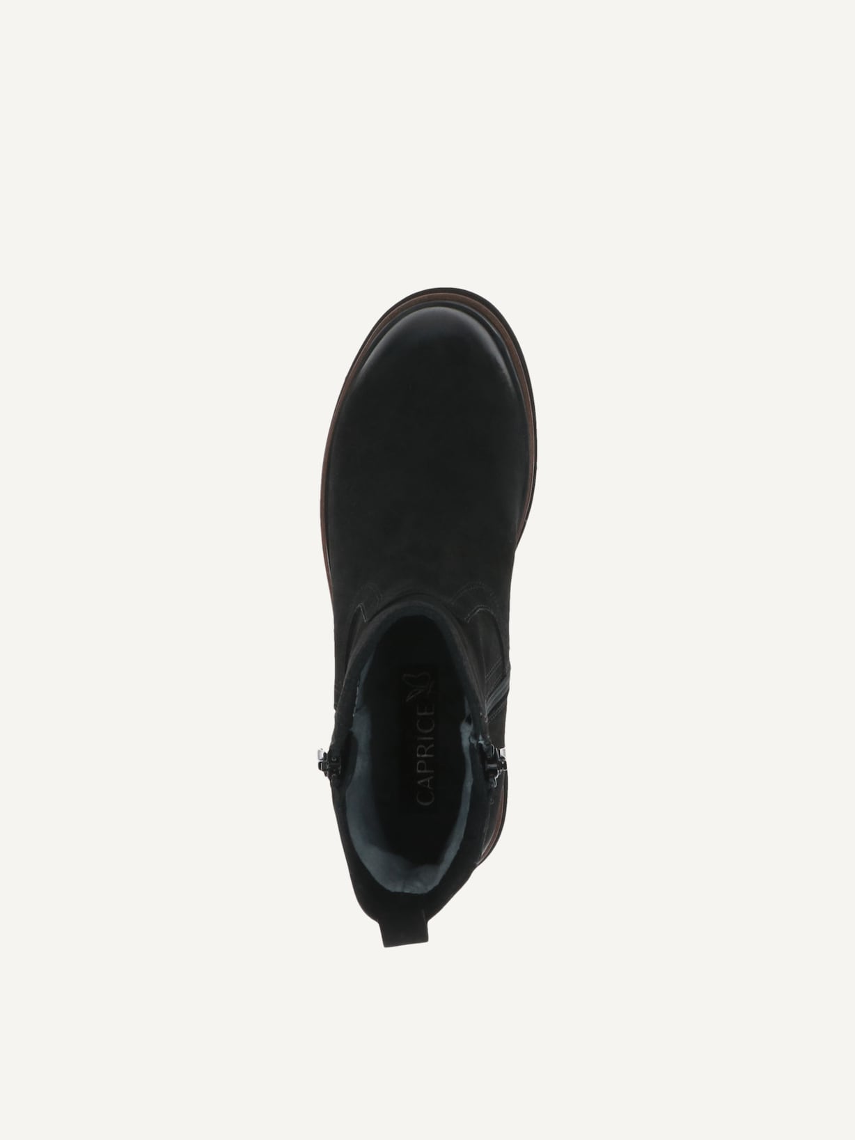 Caprice, Bottine en cuir - noir BLACK NUBUC, image 4 sur 5