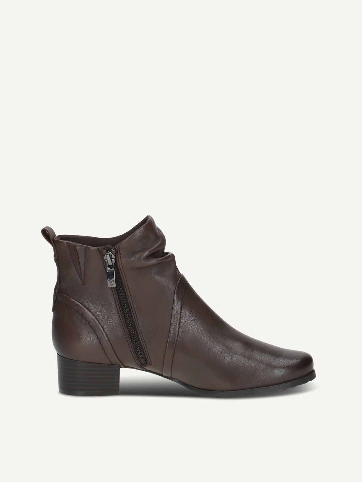Caprice, Leather Bootie - brown DK BROWN NAPPA, image 3 of 5