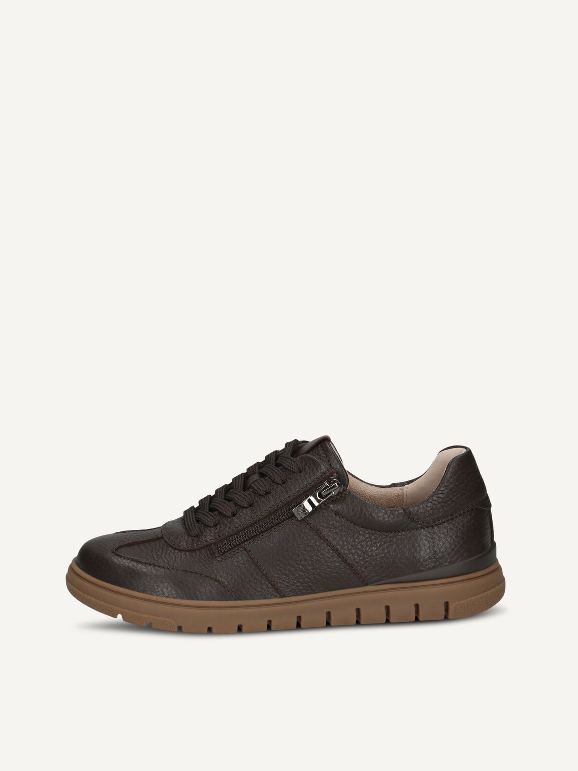 Caprice, Leather Sneaker - brown DK BROWN DEER, image 3 of 6