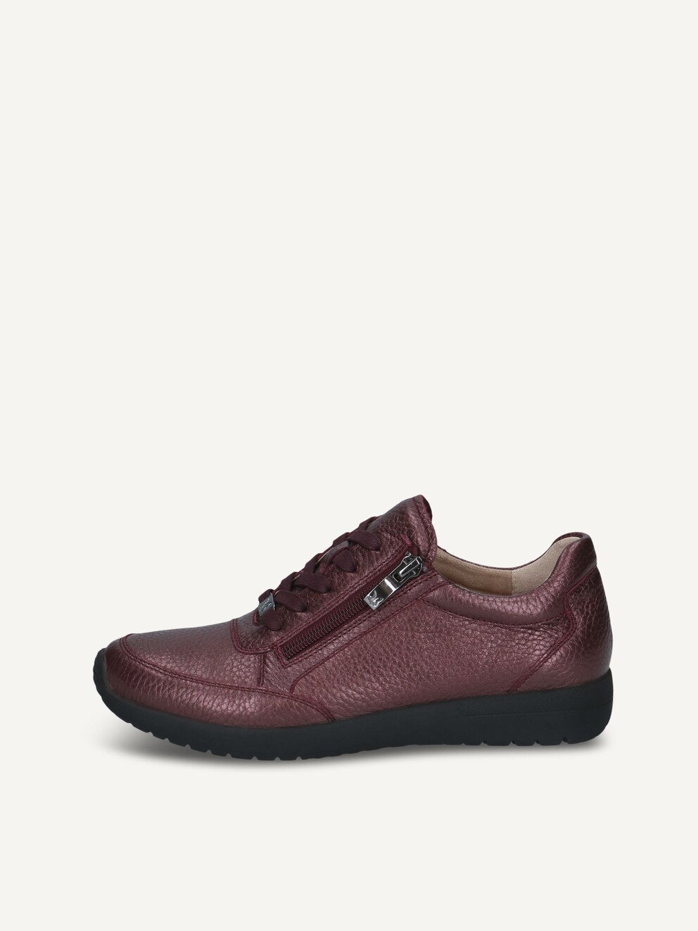 Caprice, Lederhalbschuh - rot BORD PERL.DEER, Bild 1 von 5