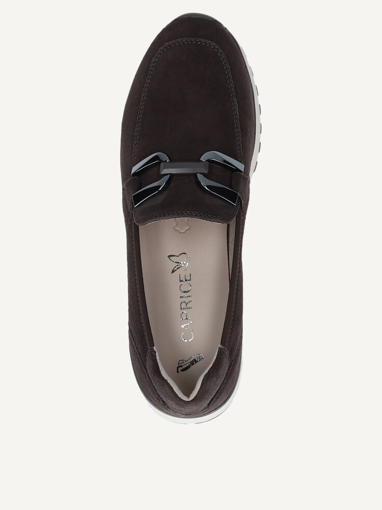 Caprice, Leather Slipper - brown DK BROWN SUEDE, image 4 of 5