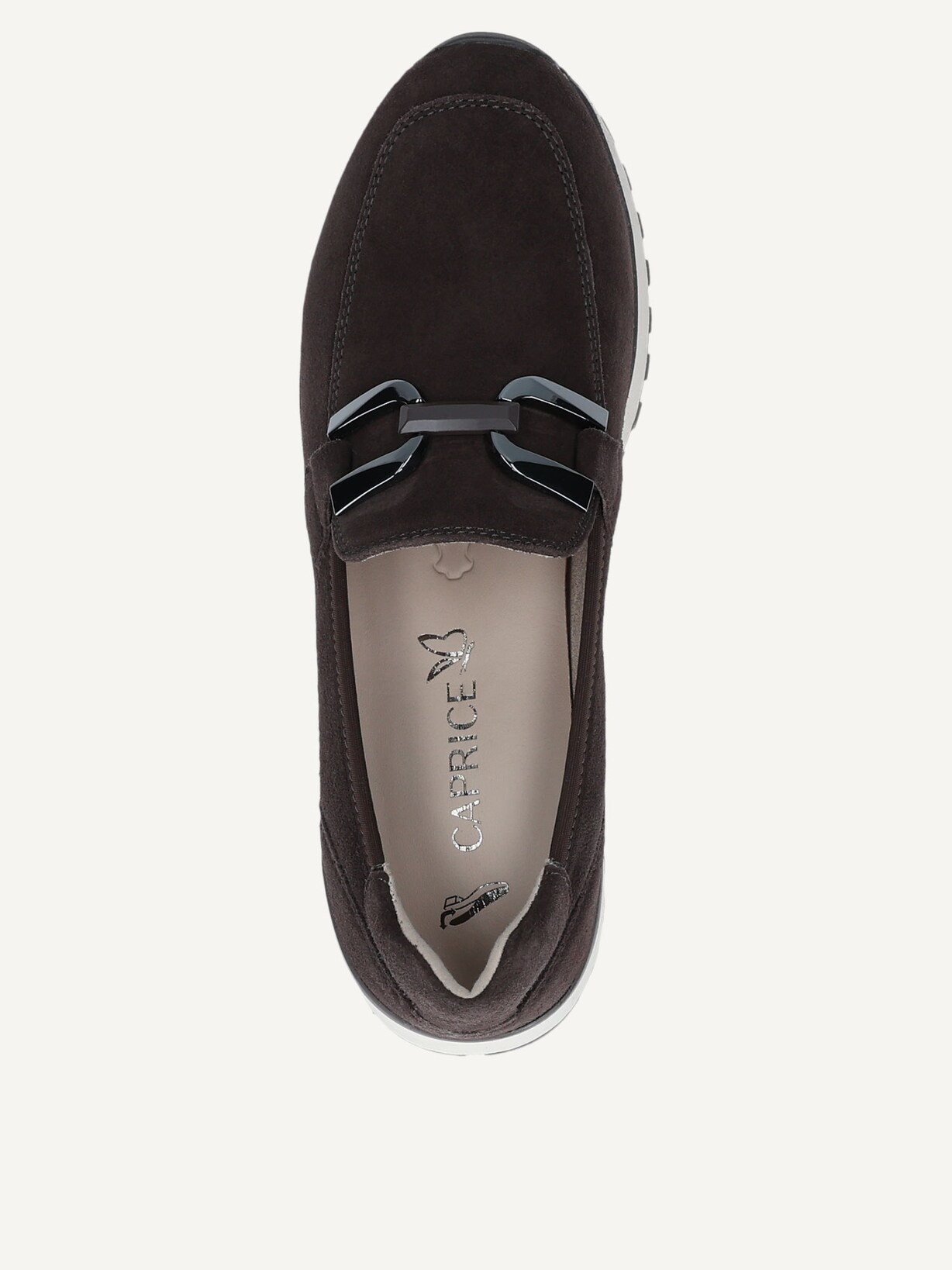 Caprice, Leather Slipper - brown DK BROWN SUEDE, image 4 of 5