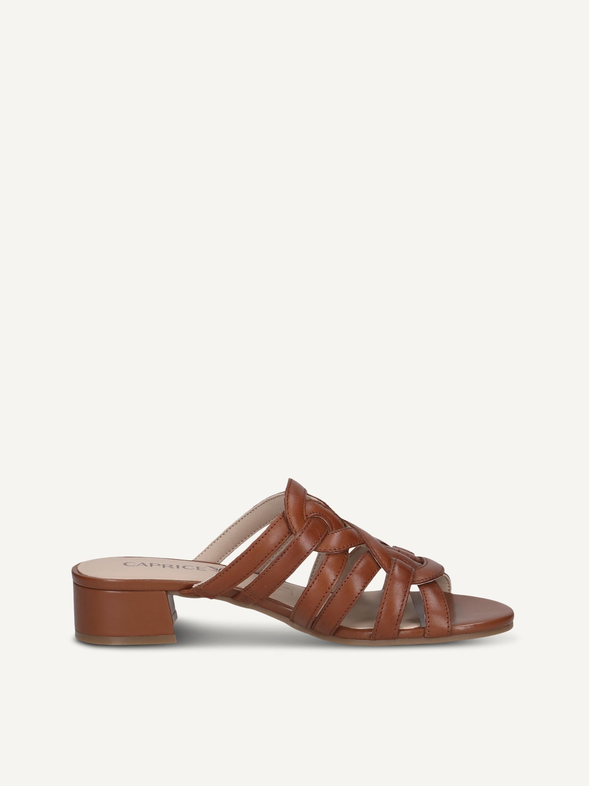 Caprice, Leather Mule - brown COGNAC NAPPA, image 4 of 6