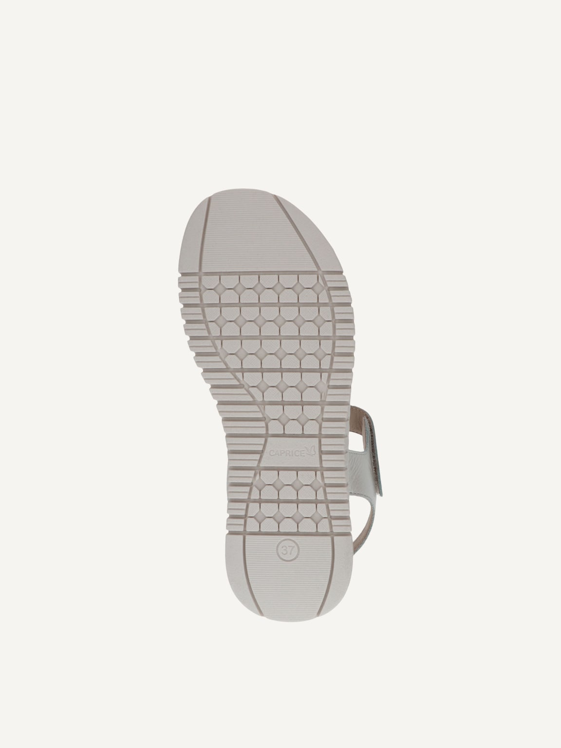 Caprice, Leather Heeled sandal - white PEARL NAPPA, image 6 of 7