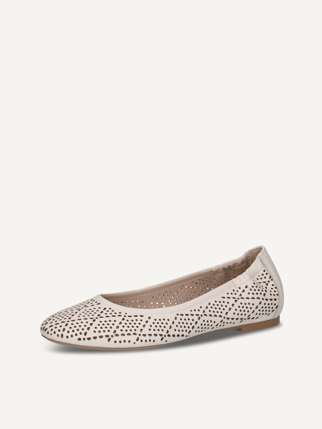 Caprice, Ballerine en cuir - blanc OFFWHITE NAPPA, image 2 sur 5