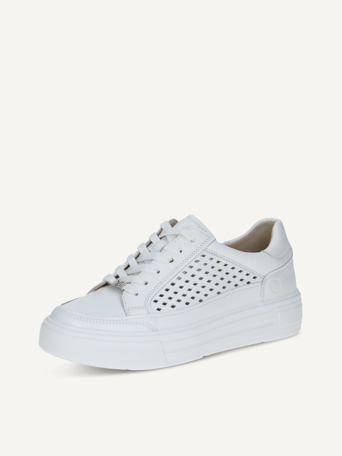 Caprice, Leather Sneaker - white WHITE NAPPA, image 1 of 5