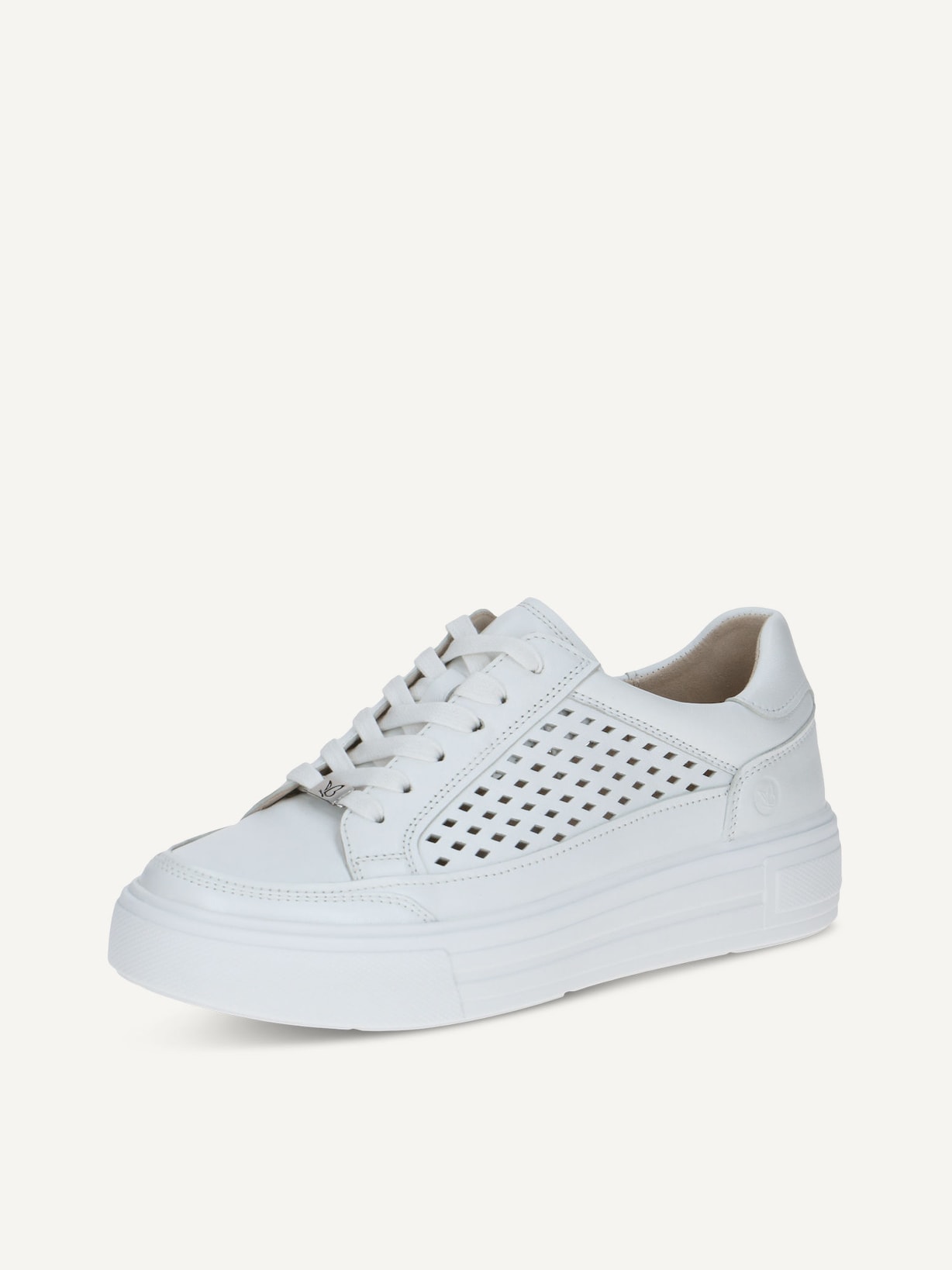 Caprice, Basket en cuir - blanc WHITE NAPPA, image 2 sur 5