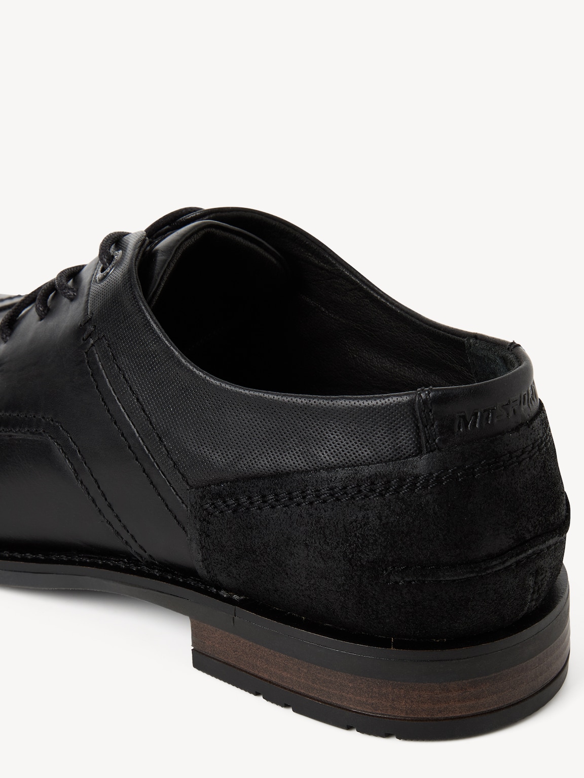 Marco Tozzi, Leather Low shoes - black, BLACK, Image 5 of 6