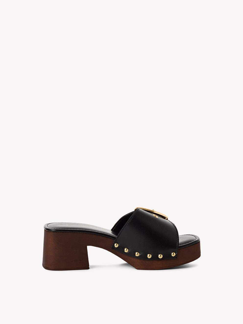 Marco Tozzi, Læder pantolette - sort BLACK, billede 6 af 6