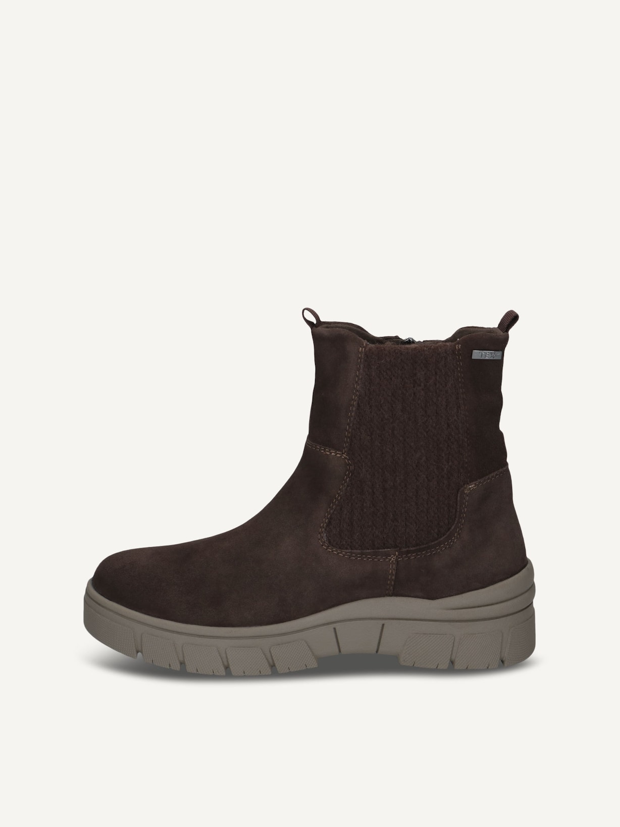 Caprice, Leather Bootie - brown DK BROWN SUEDE, image 1 of 5