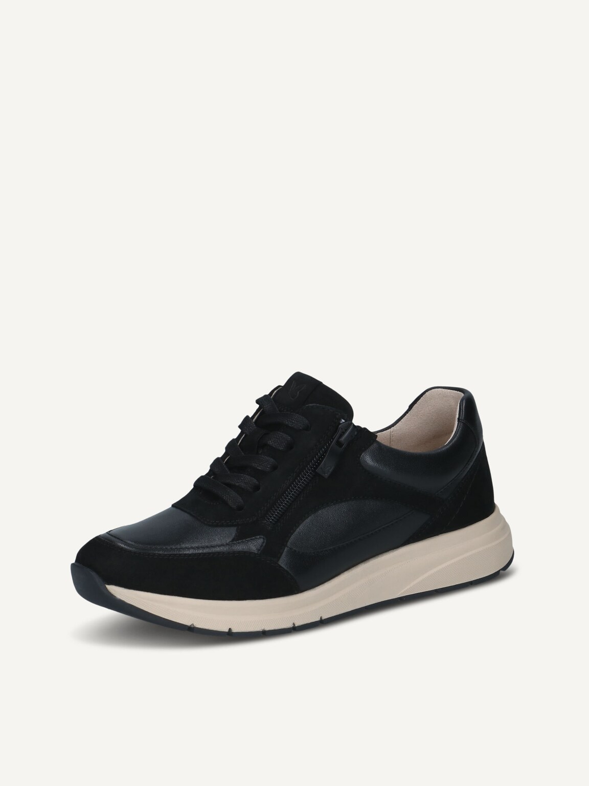 Caprice, Leather Sneaker - black BLACK COMB, image 1 of 5
