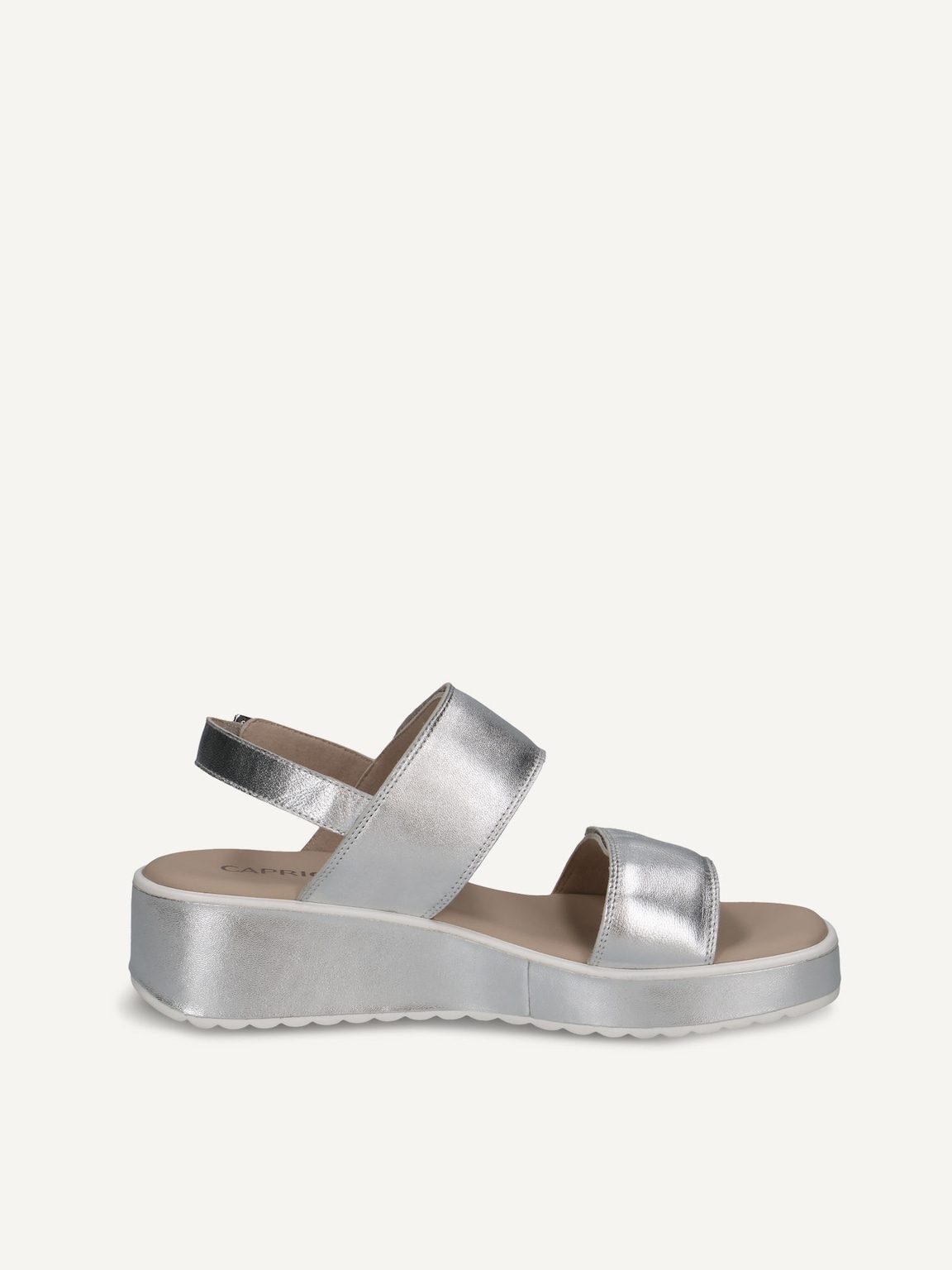 Caprice, Leather Sandal - silver SILVER, image 4 of 6