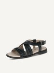 Selected, Caprice, Leather Sandal - black BLACK NAPPA