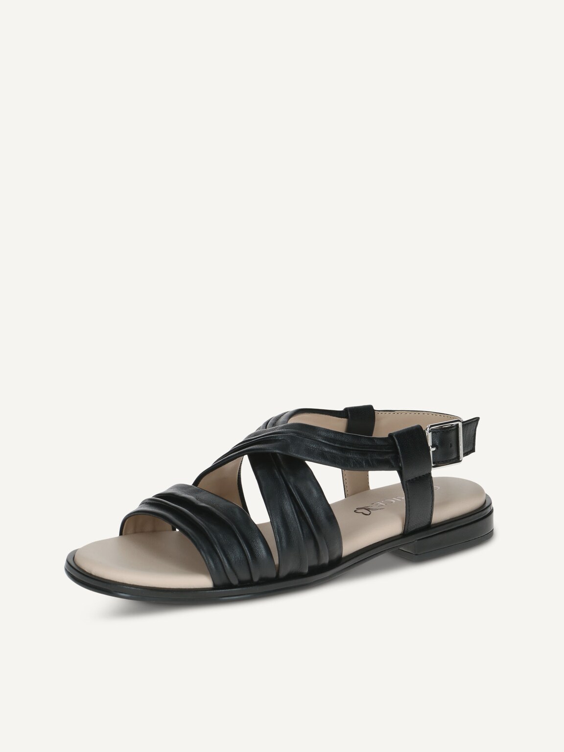Caprice, Leather Sandal - black BLACK NAPPA, image 1 of 5
