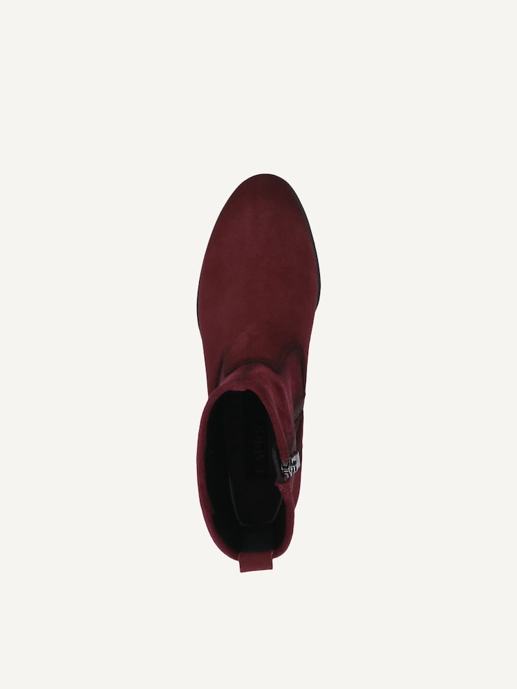 Caprice, Bootie - red BORDEAUX COMB, image 6 of 6