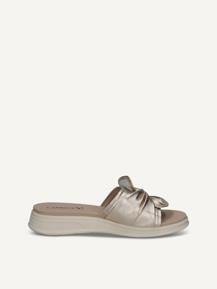 Caprice, Mule en cuir - métallique LT.GOLD METAL., image 3 sur 5