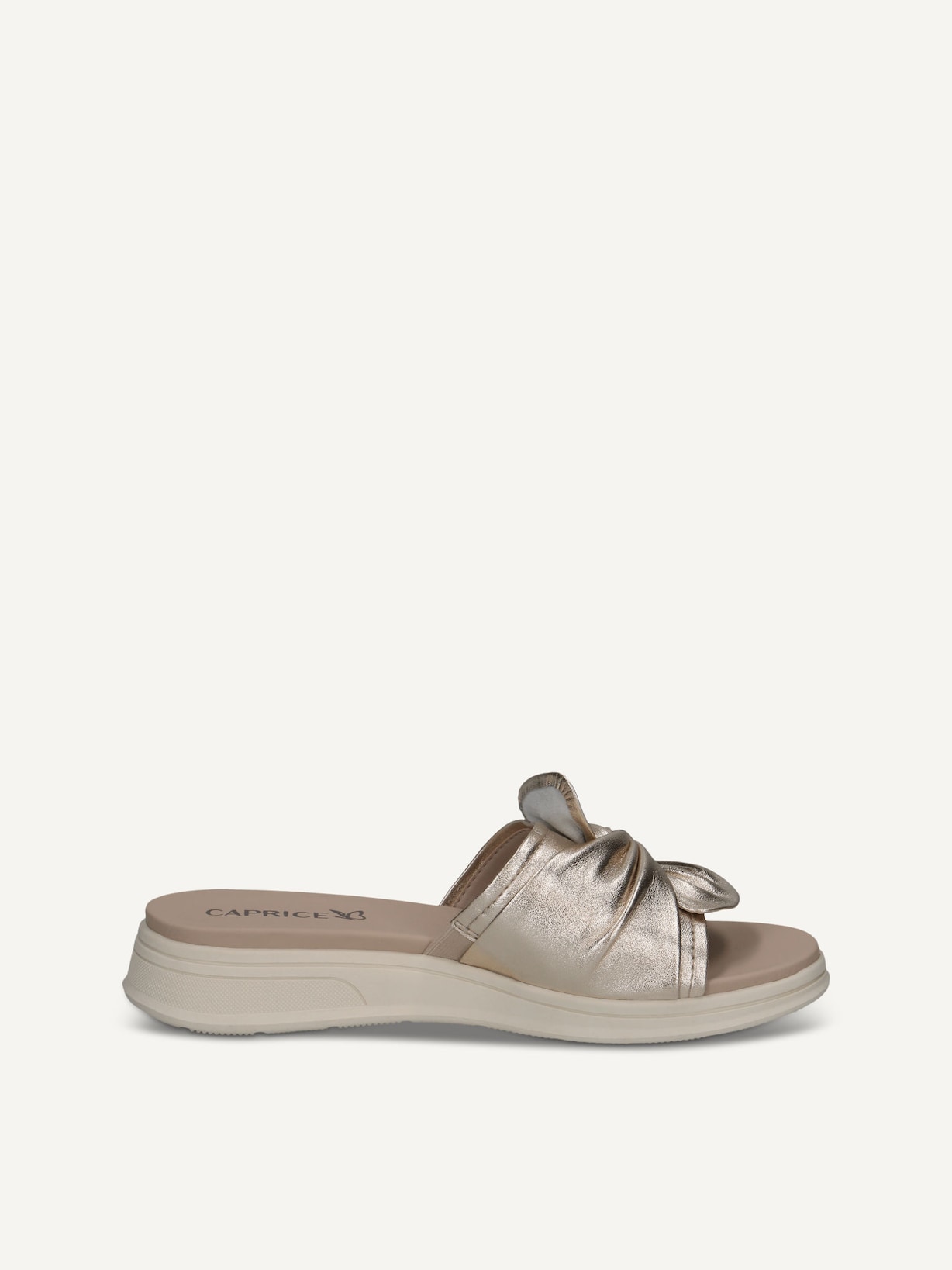 Caprice, Mule en cuir - métallique LT.GOLD METAL., image 3 sur 5
