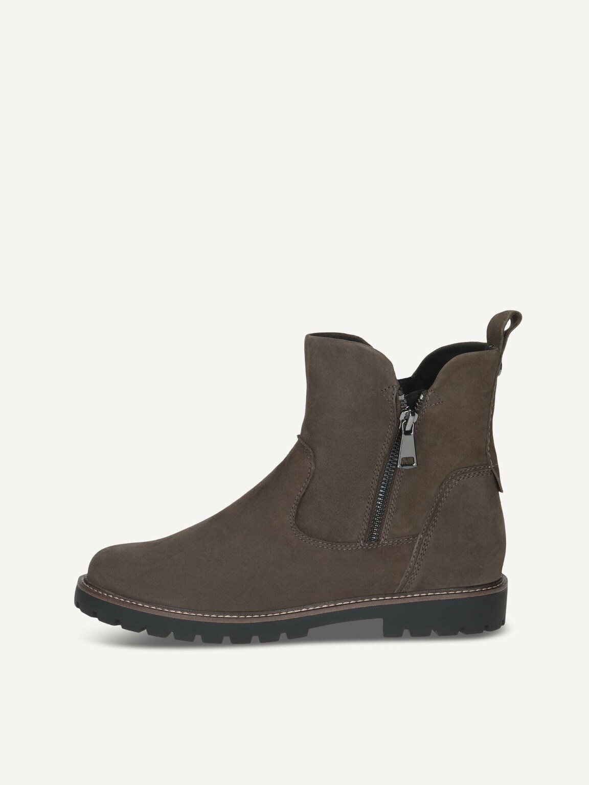 Caprice, Leather Bootie - grey DK GREY SUEDE, image 3 of 6