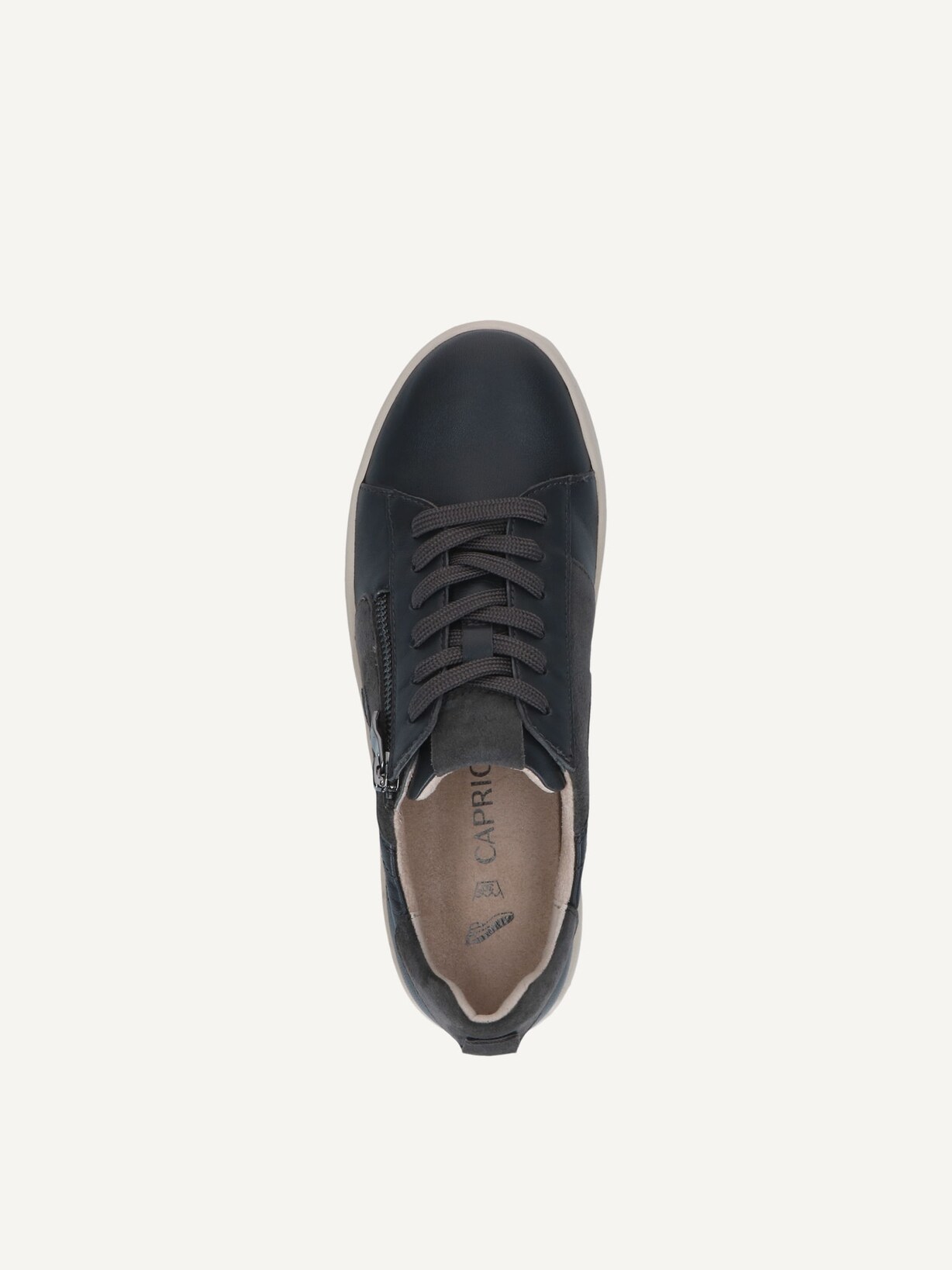 Caprice, Ledersneaker - grau DK GREY COMB, Bild 4 von 5