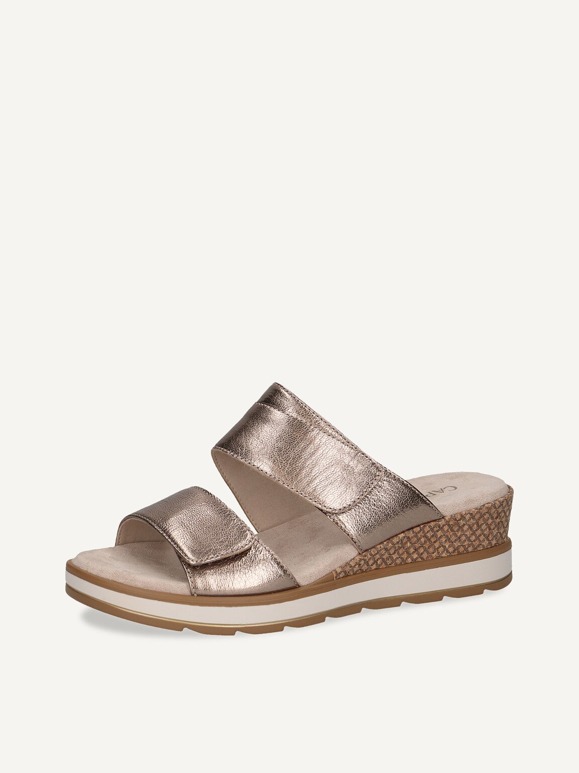 Caprice, Leather Mule - brown TAUPE METALLIC, image 1 of 7