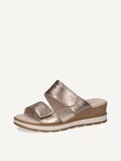 Not selected, Caprice, Leather Mule - brown TAUPE METALLIC