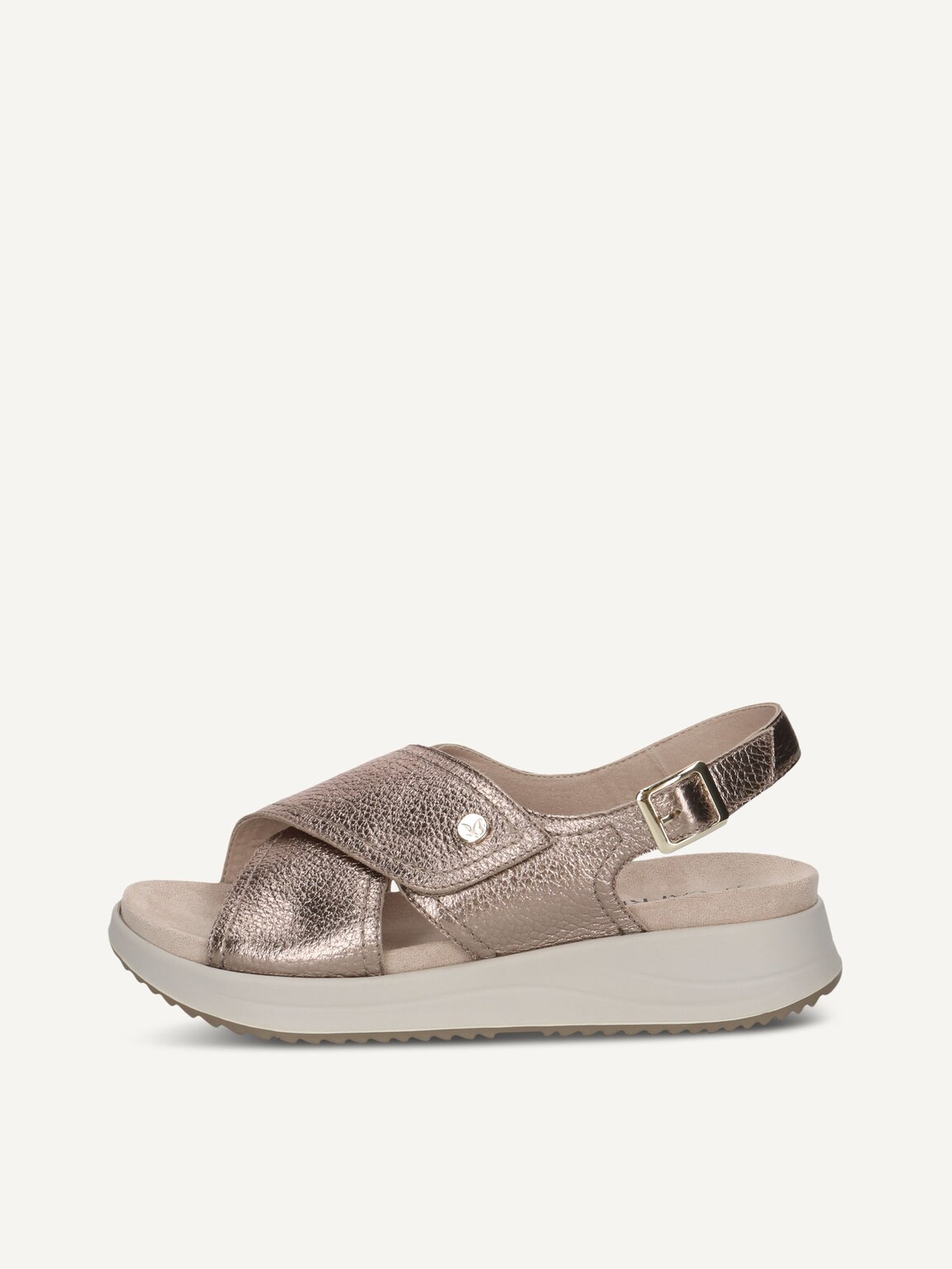 Caprice, Leather Sandal - brown TAUPE MET.DEER, image 2 of 5