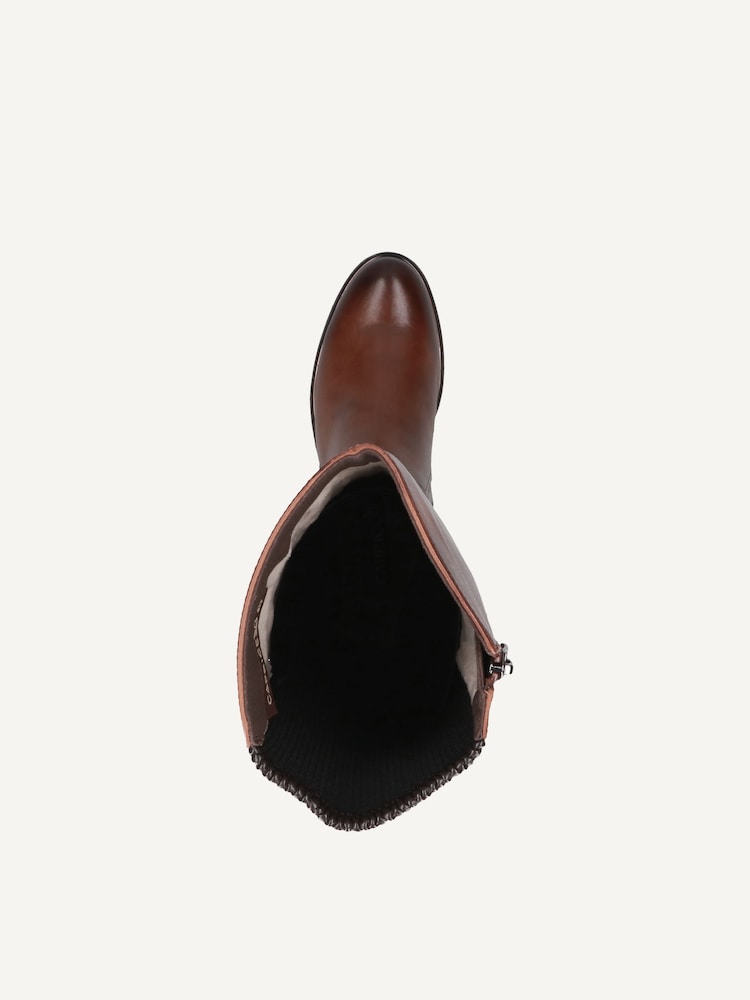 Caprice, Bottes en cuir - marron COGNAC COMB, image 5 sur 6
