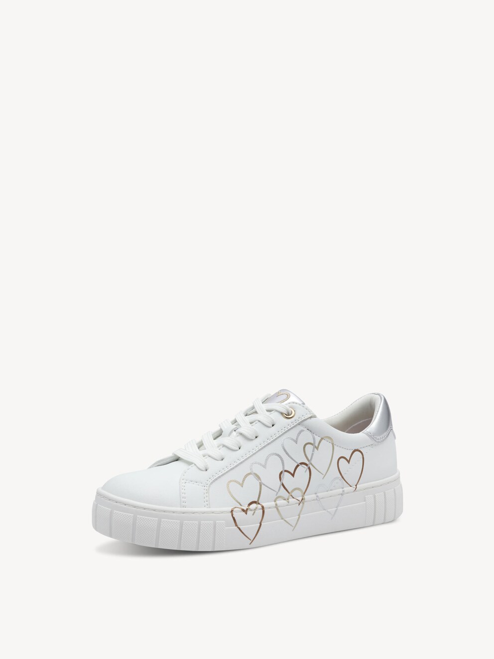 Marco Tozzi, Sneaker - oro WHITE/GOLD, immagine 2 di 6
