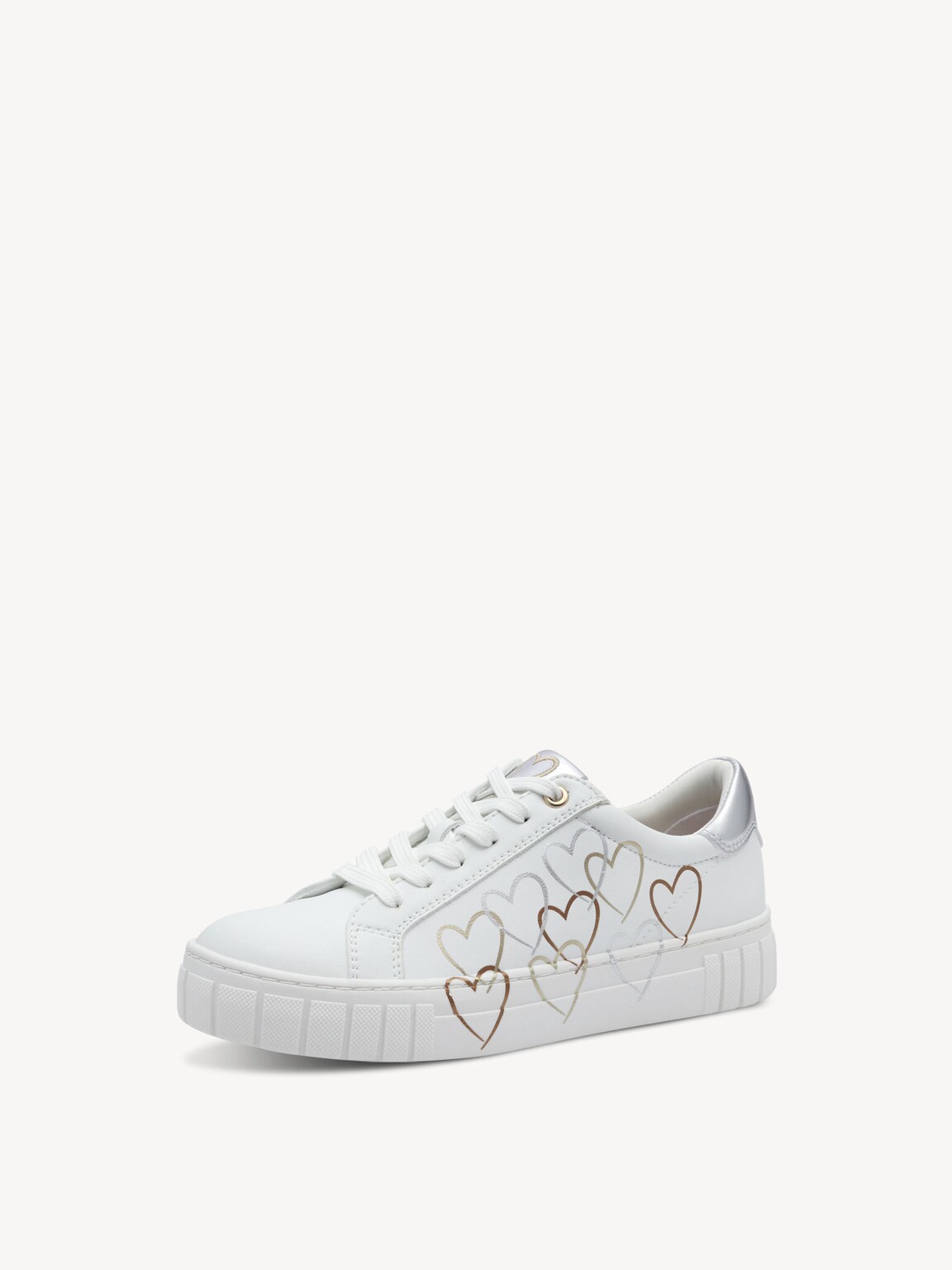Marco Tozzi, Sneaker - oro WHITE/GOLD, immagine 2 di 6