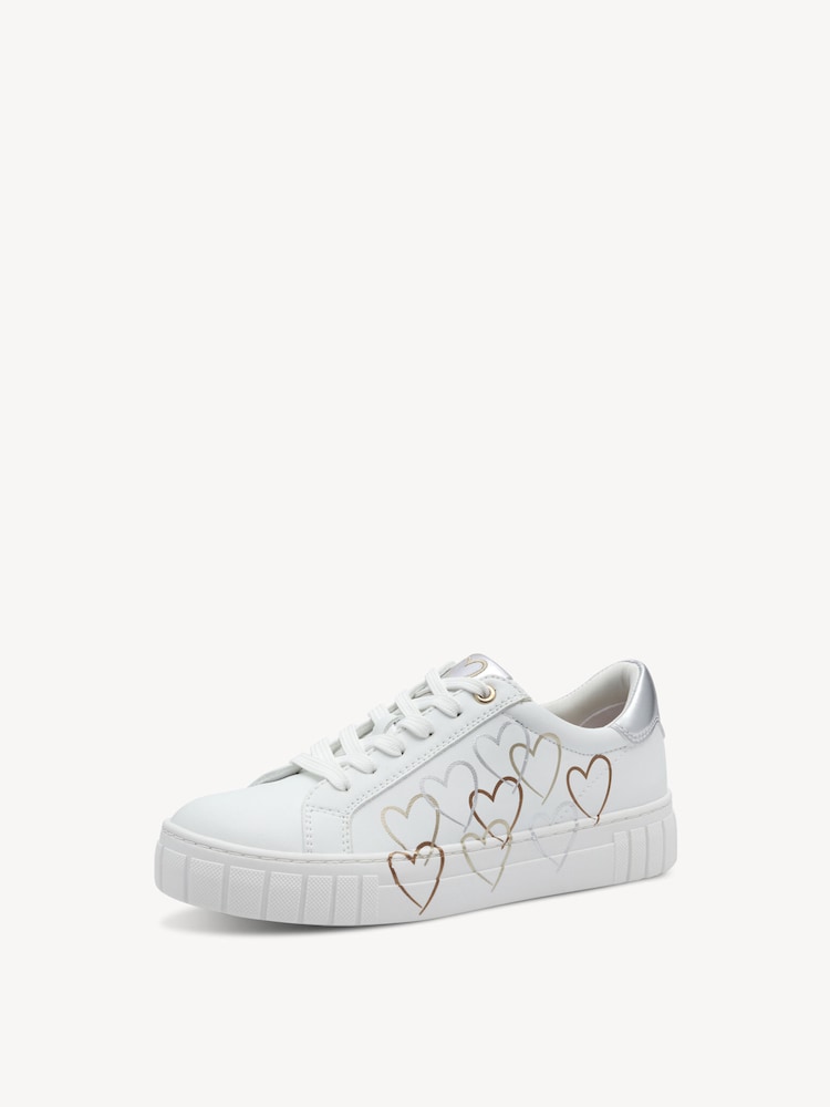 Marco Tozzi, Sneaker - gold, WHITE/GOLD, Image 2 of 6