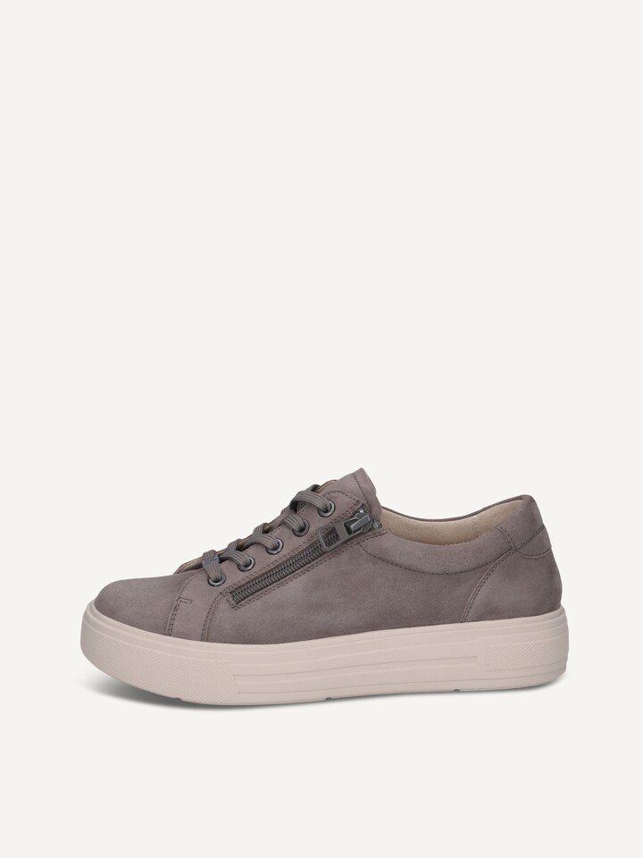 Caprice, Basket en cuir - marron TAUPE SUEDE