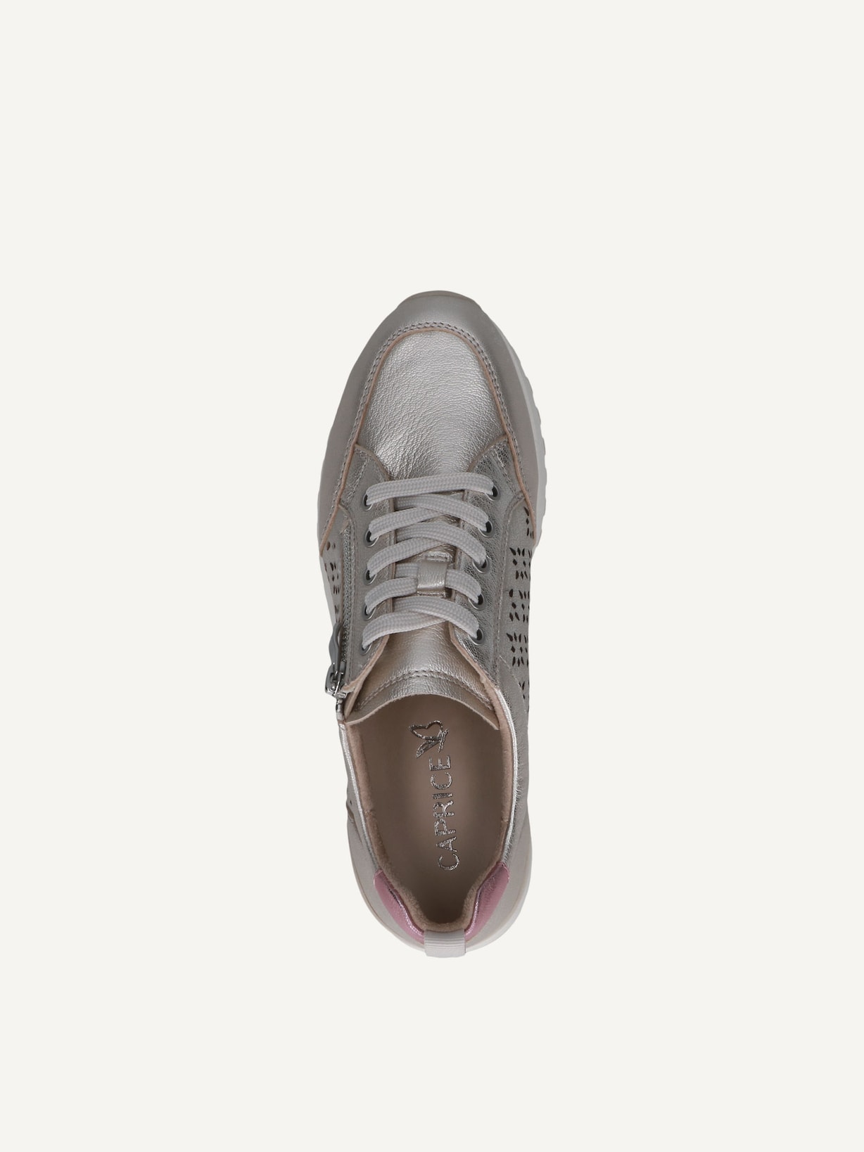 Caprice, Basket en cuir - métallique PLATIN.MET.CO, image 4 sur 5